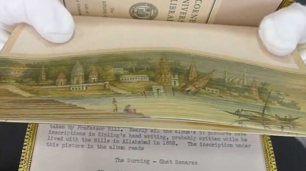 Hidden Paintings on the Edges of Books
