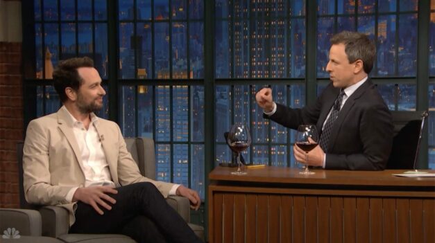 Matthew Rhys Talking The Wine Show on Late Night with Seth Meyers