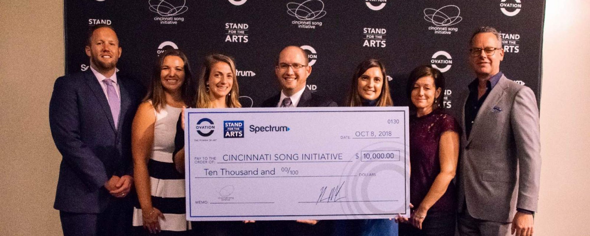 CINCINNATI SONG INITIATIVE RECEIVES 2018 STAND FOR THE ARTS AWARD