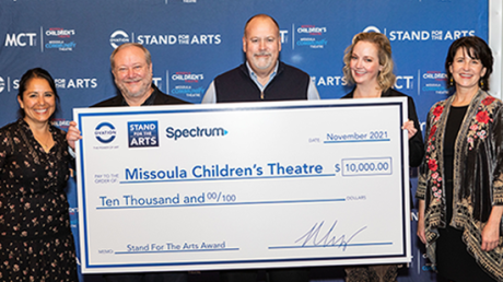 Ovation and Mayor John Engen (Missoula, MT) celebrate Missoula Children's Theatre, whose mission is to support the development of life skills in children through participation in the performing arts.
