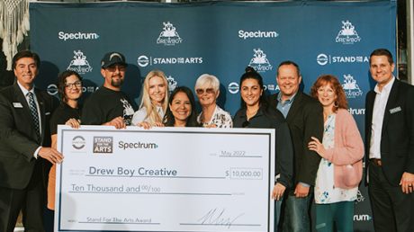 Richland, WA - Ovation and Mayor Michael Alvarez celebrate DrewBoy Creative, whose mission is to improve the world we live in through art and creativity.